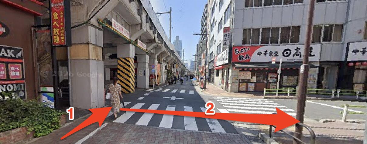 Dr.stretch BINO御徒町店に行くまでの流れ1