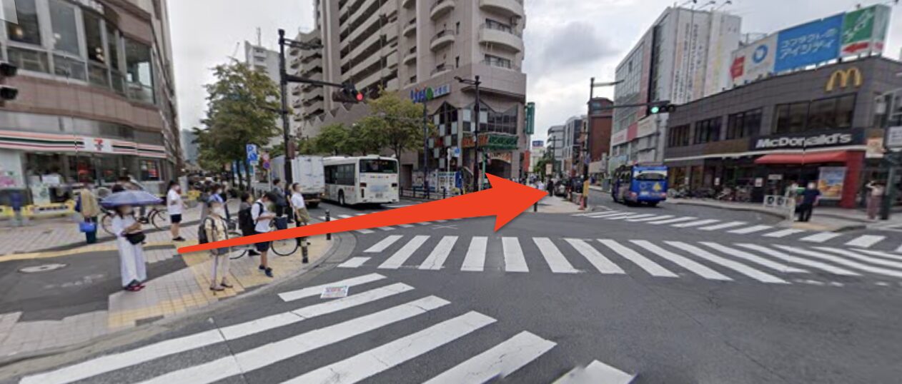 ドクターストレッチアリオ亀有店の行き方2